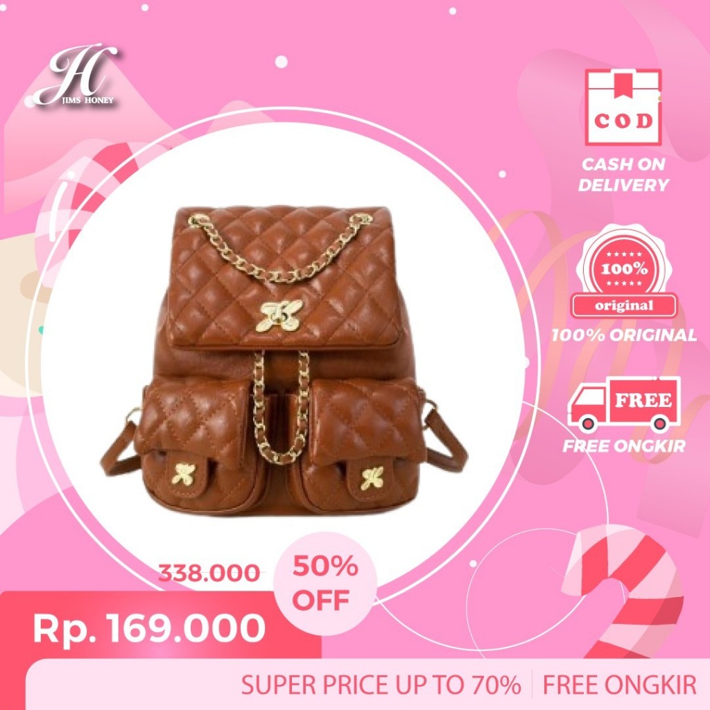 JIMS HONEY Tas Ransel Wanita Mini MOKA BACKPACK