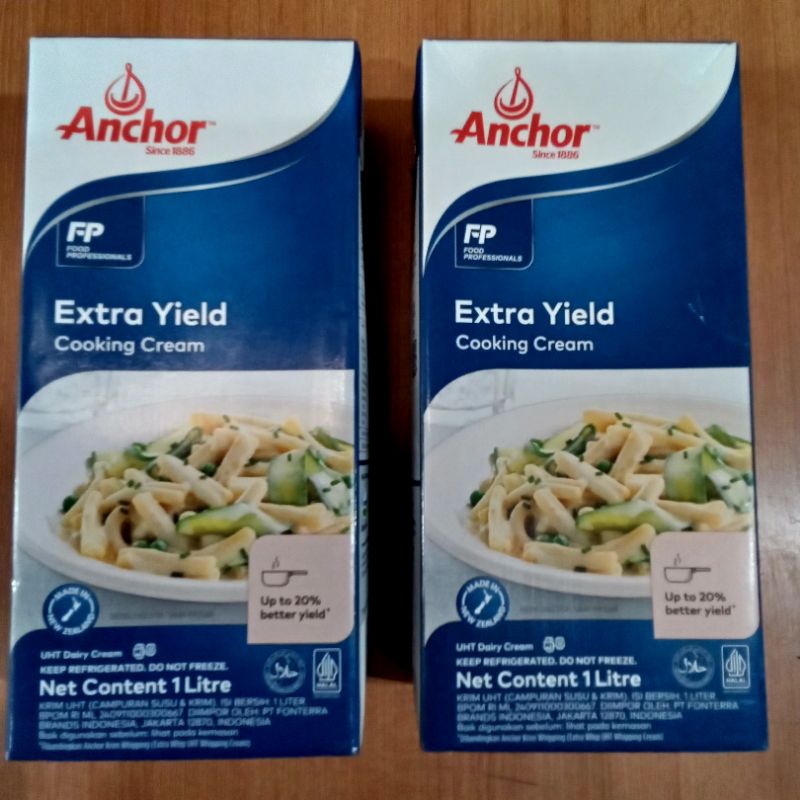 COOKING CREAM ANCHOR 1 LITER ( EXTRA YIELD )