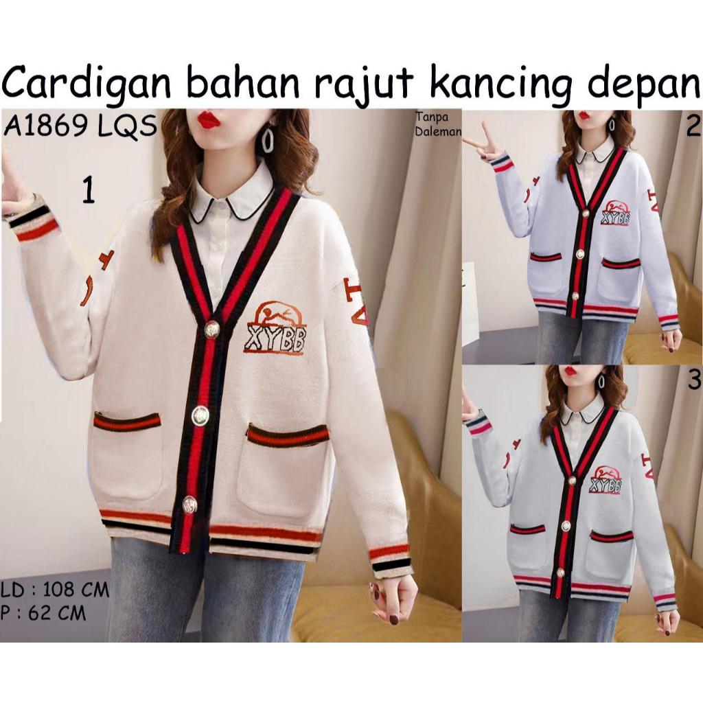 RAJUT WANITA/CARDIGAN BAHAN RAJUT TEBAL