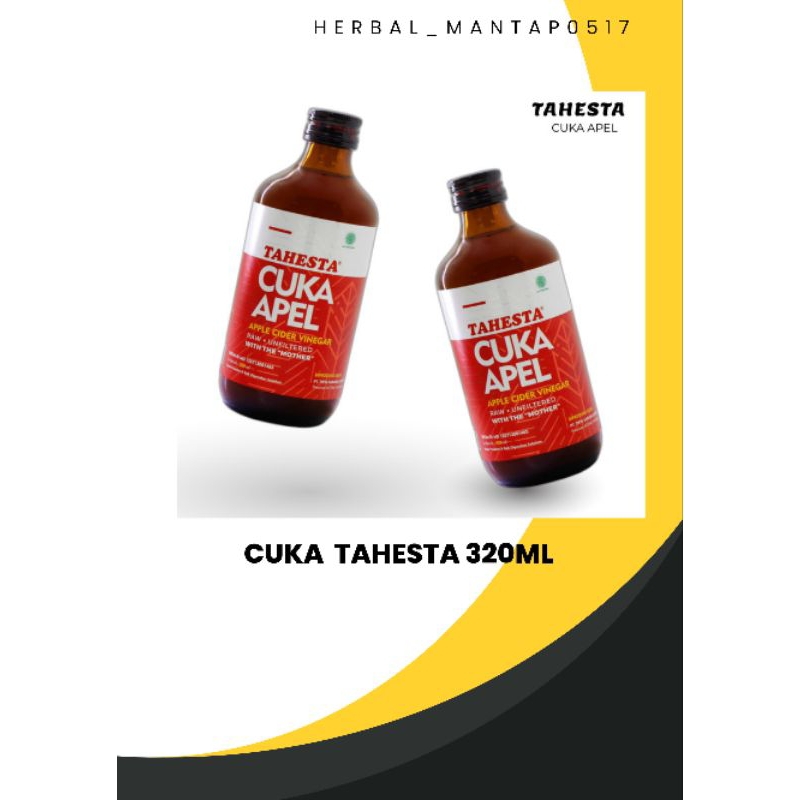 

cuka apel Tahesta 320ml | cuka apel untuk kesehatan