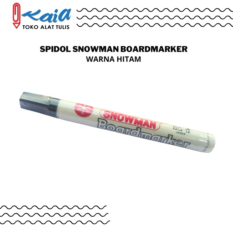

SPIDOL SNOWMAN BOARDMARKER WARNA HITAM