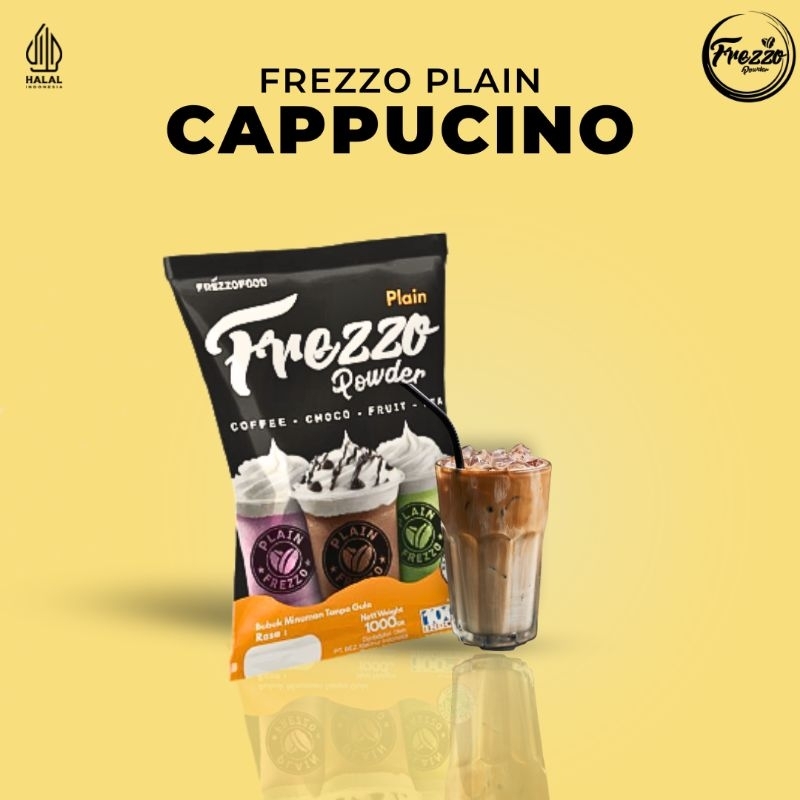 

Bubuk Minuman Rasa Cappucino Plain Frezzo 1kg/ Minuman Murah dan Enak Frezzo Plain