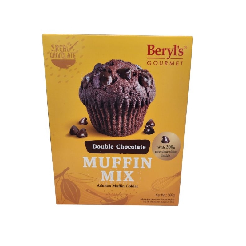 

Beryl's Gourmet Muffin Mix Double Chocolate Certified Halal Malaysia