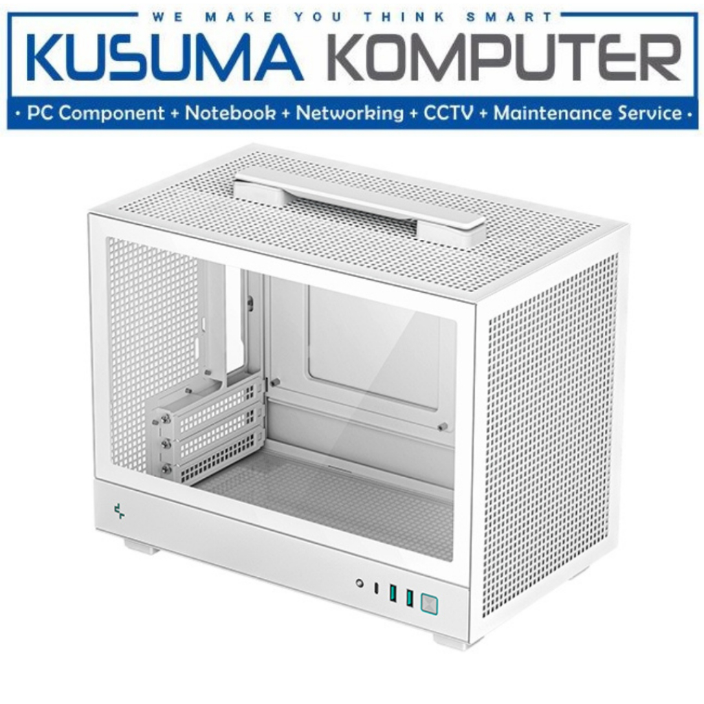 Deepcool CH160 White Mini ITX Casing PC Gaming