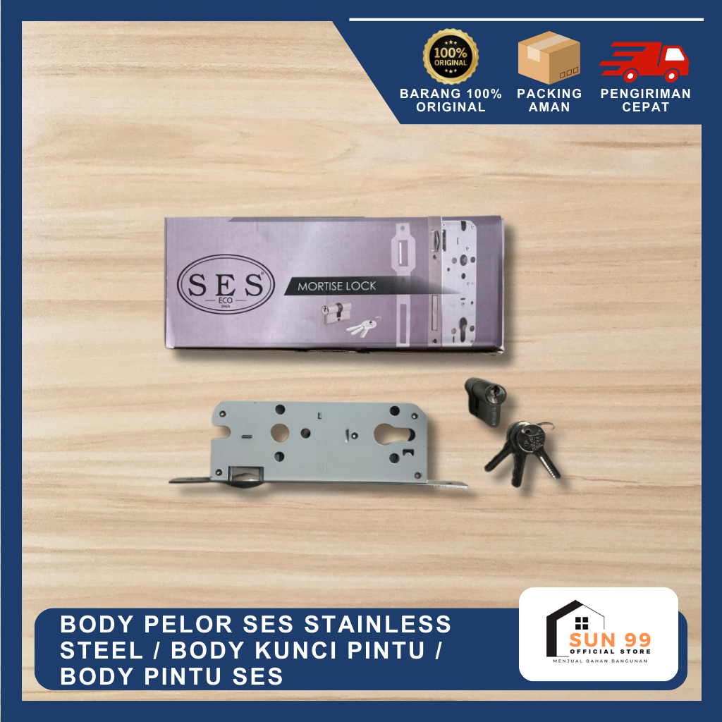 Body Pelor SES Stainless Steel / Body Kunci Pintu / Body Pintu SES