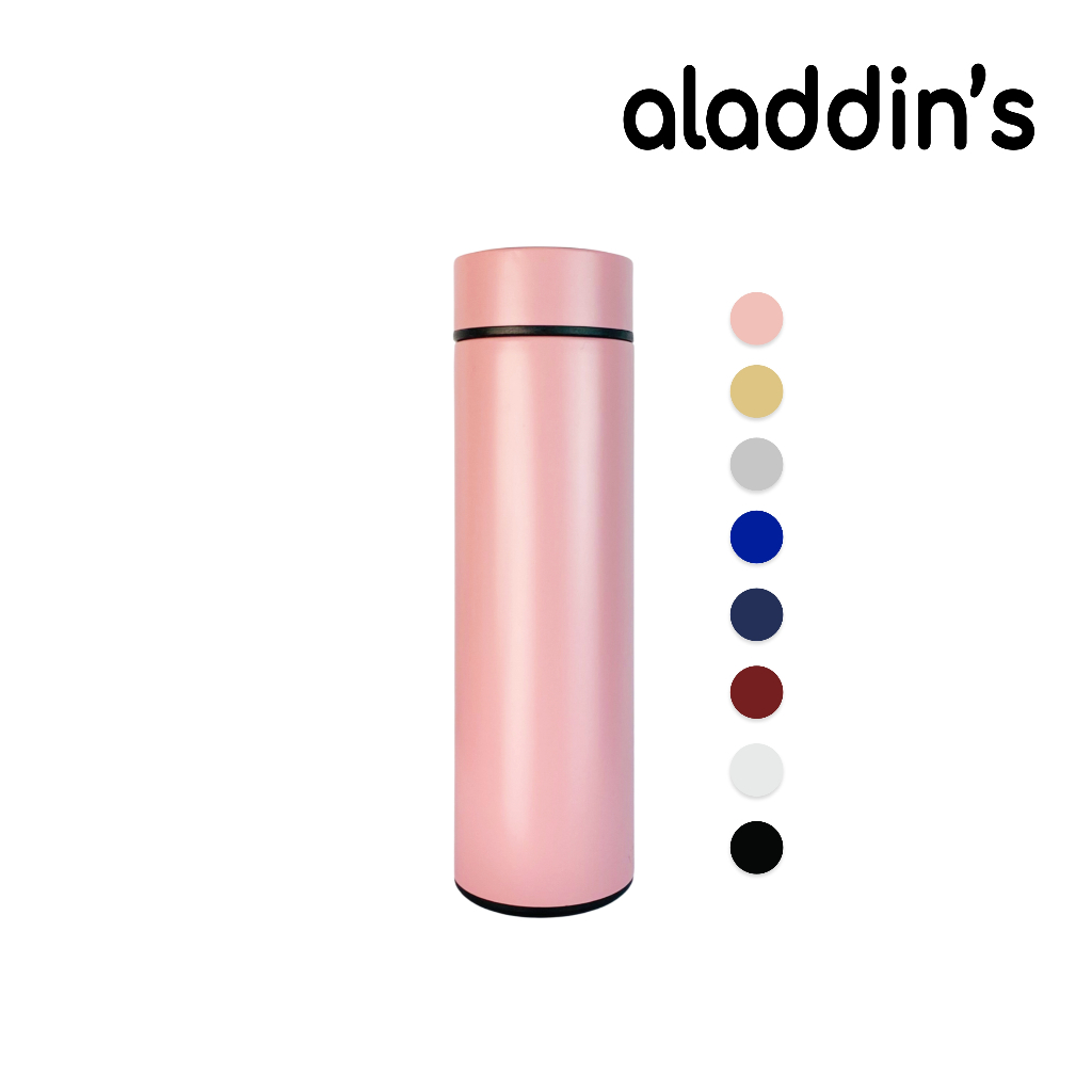 aladdin Botol Minum Thermos LED Suhu Temperature SS 304, BPA Free 500ml, AD-500