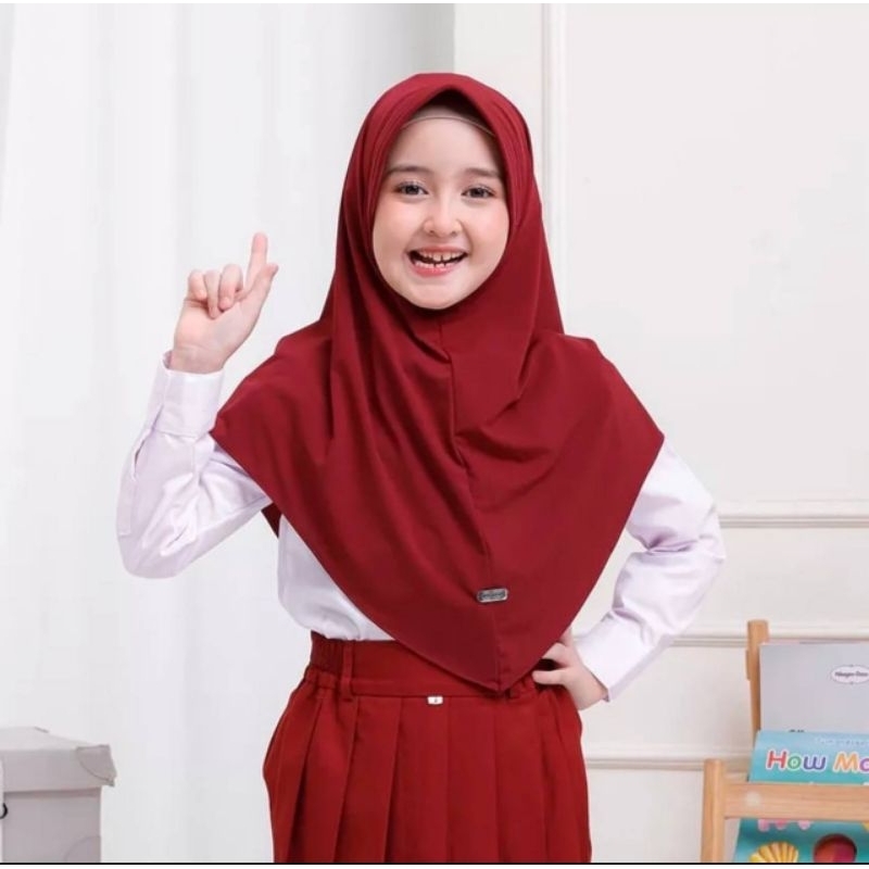 jilbab sekolah/hijab anak/jilbab anak sekolah/hijab anak jersey