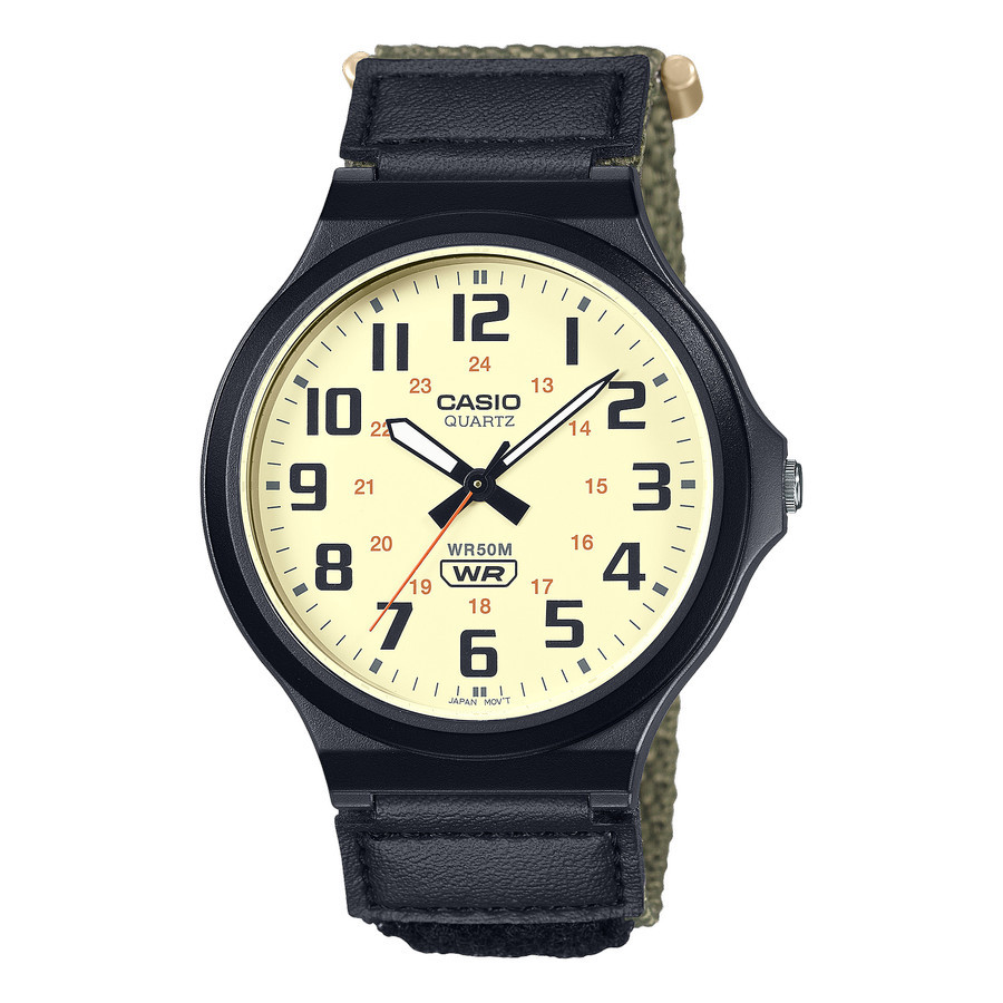 CASIO MW-240B-3BVDF Jam Tangan Pria Analog-Kanvas