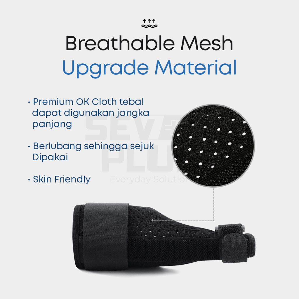 SevenPlus Adjustable Thumb Support / Penyangga Jari Jempol Tangan Untuk terapi De Quervain Syndrome