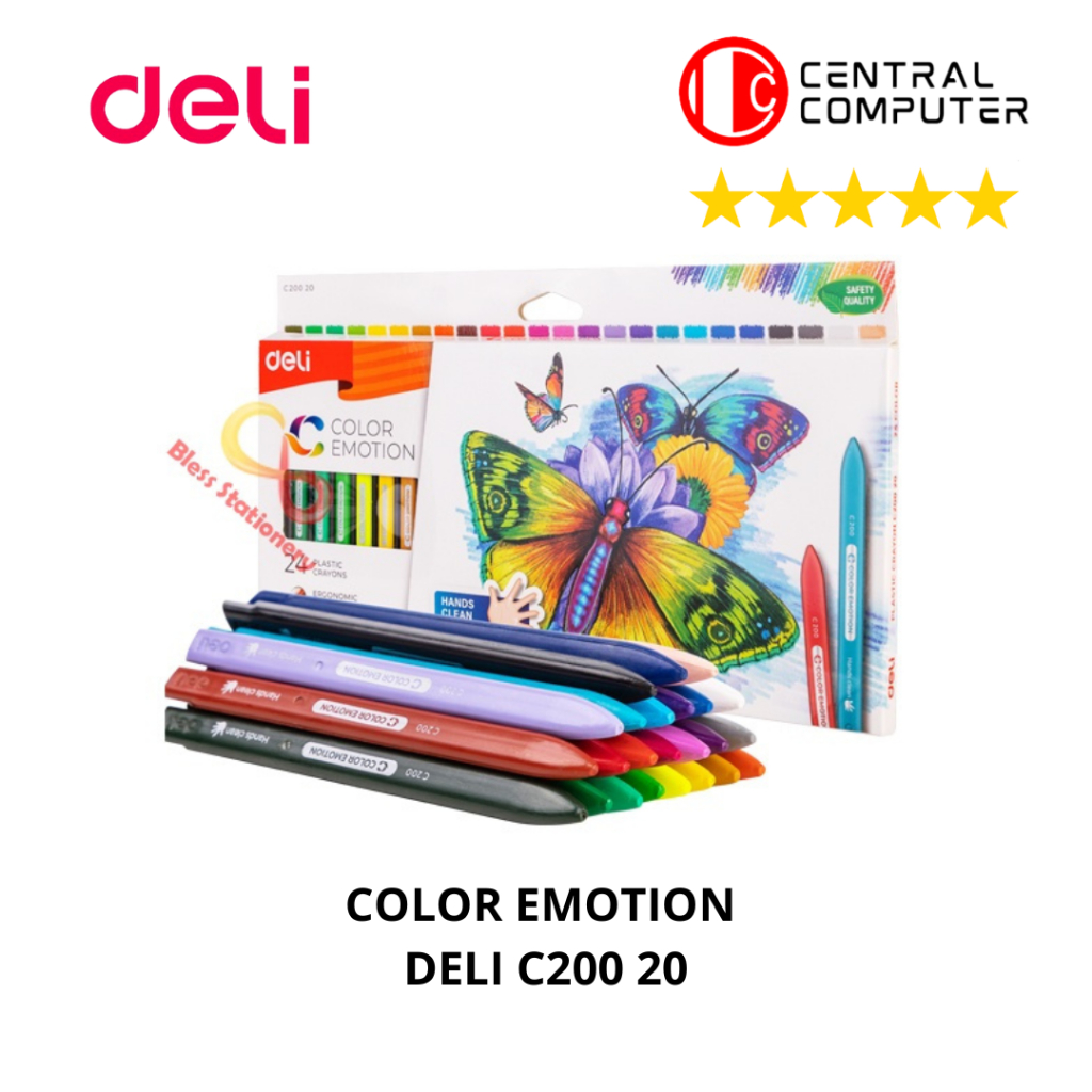 

CRAYON PLASTIC DELI 24 WARNA C200-20