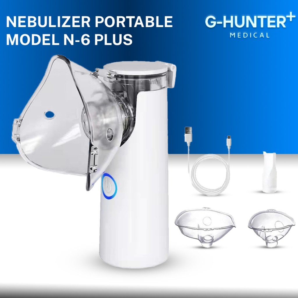 Portable Mesh Nebulizer Inhaler for Asthma Respiratory Vapor / Nebulizer Portable Mesh Alat Uap Bant