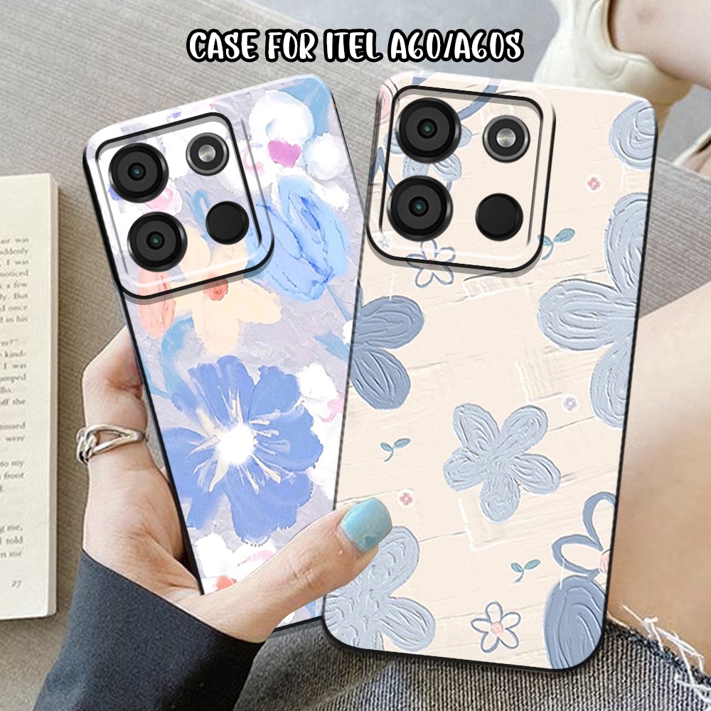 [FLOWER-MJA02] Softcase Itel A60/A60S 2023 Terbaru - Case Itel A60/A60S Terbaru - Casing Itel A60/A6
