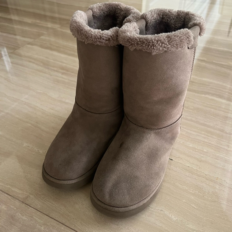 CUCI GUDANG Preloved Zara Anak Cewe Girls Boots UGG Sepatu Winter Shoes Sz 35