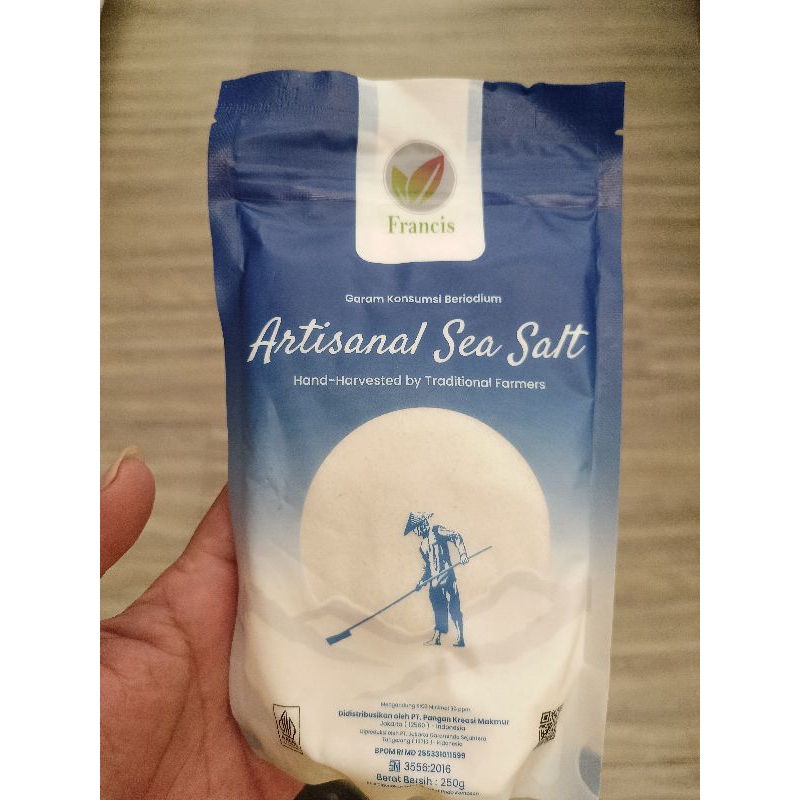 

Francis Organic Artisanal Sea Salt 250 Gr