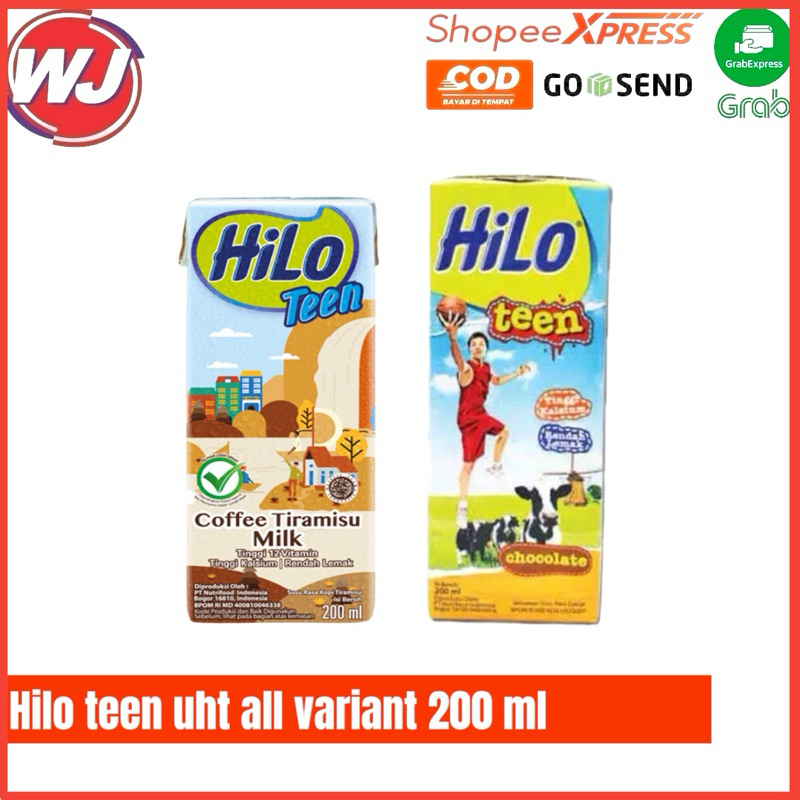 

HILO TEEN UHT ALL VARIANT 200 ML