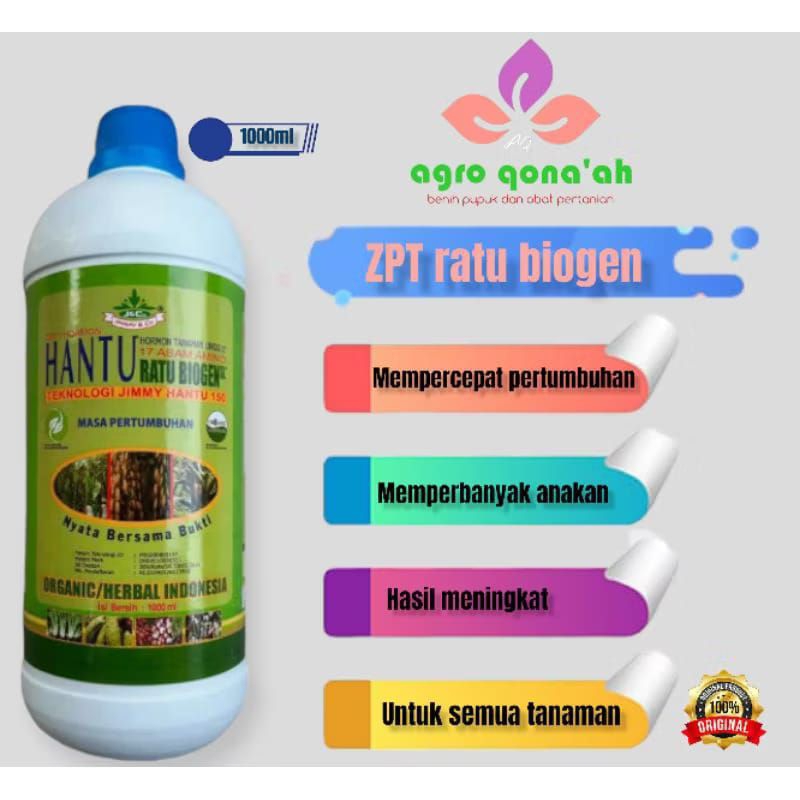 PUPUK HANTU PERTUMBUHAN ZPT RATU BIOGEN