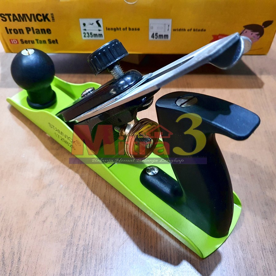 Ketam Besi Manual STAMVICK / Alat Serut Serutan Kayu / Iron Plane