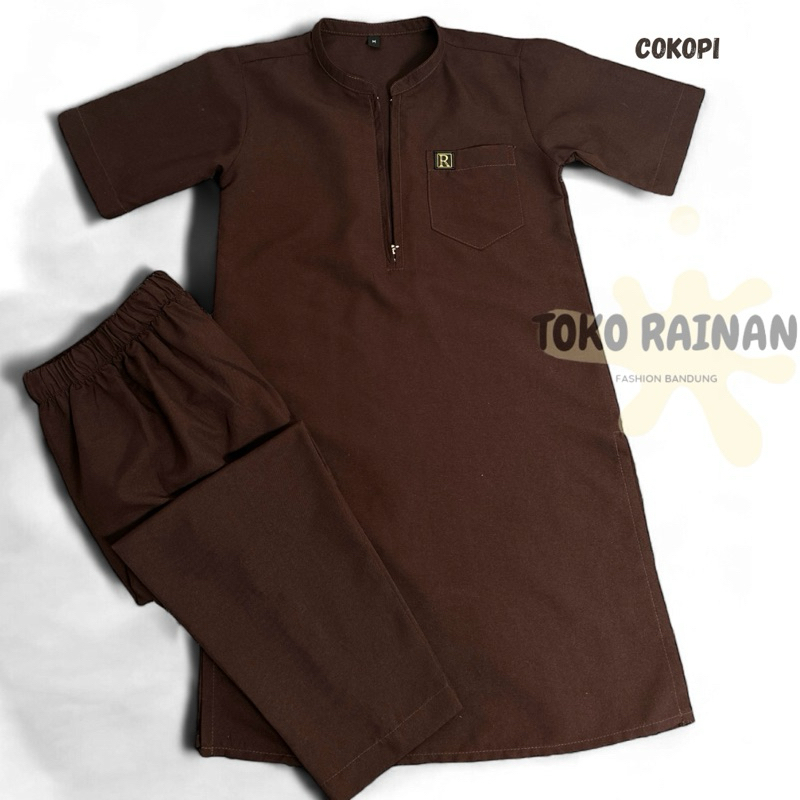 Set Koko Anak Umur 1 2 3 4 5  6 7 8 9 Tahun 10 11 12 13-15Tahun Baju Stelan Bocil Cowok Muslim Baju 