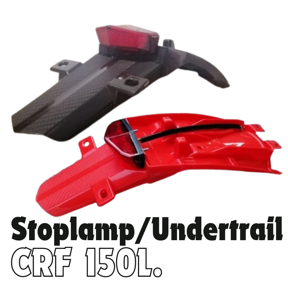 stoplamp crf150l dengan dudukan plat nomor