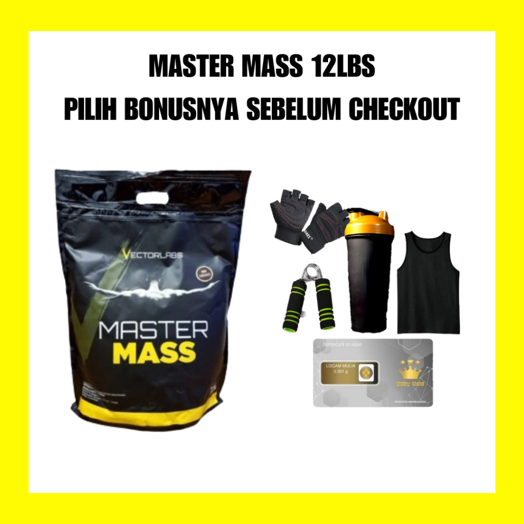 MASTER MASS 12LBS 12LB VECTORLABS MASTERMASS 12LBS 12 LB 12LB SUSU TINGGI KALORI MENAMBAH BERAT BADA