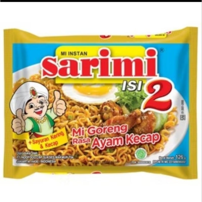 

sarimi isi 2 goreng ayam kecap