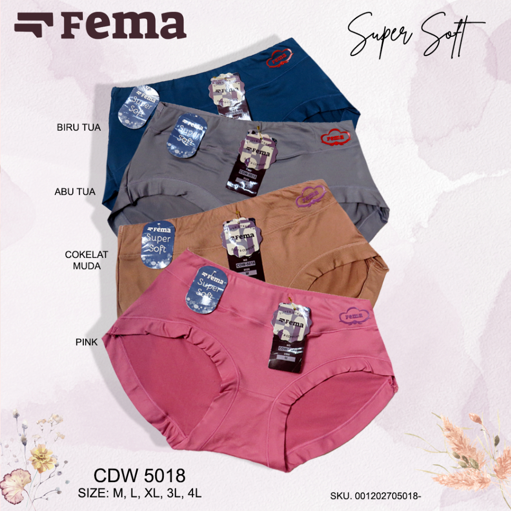 FEMA Official Shop Ecer 1 pcs CD Wanita 5019 Jumbo