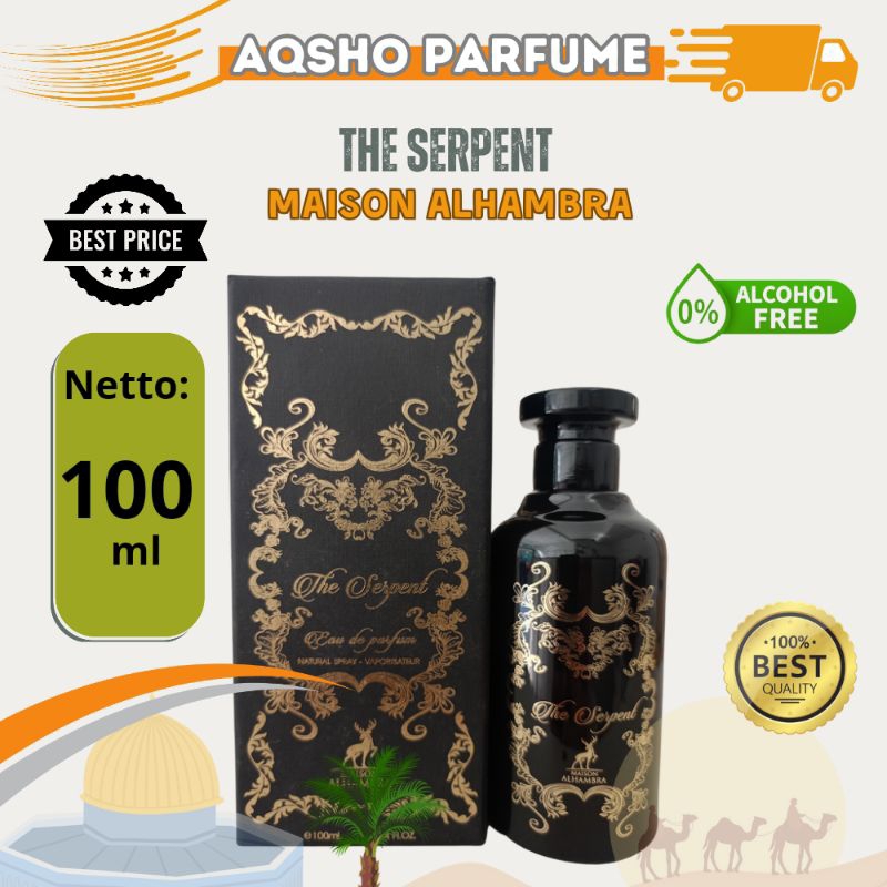 Parfum THE SERPENT Perfume 100ml EDP by Maison Alhambra, Parfum Arab Istimewa