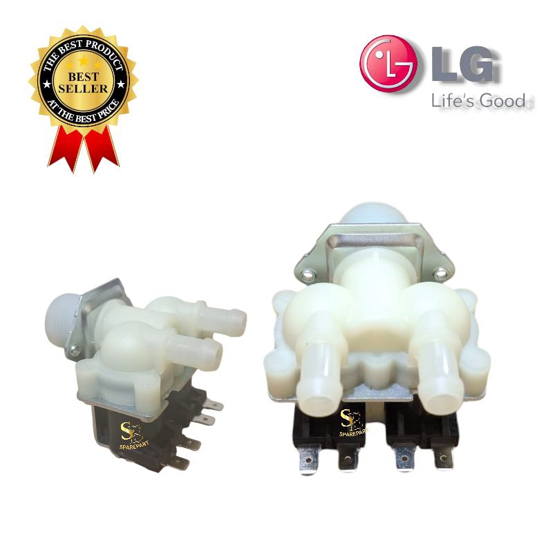 selenoid water inlet valve 2 inlet mesin cuci LG front loading ~ selenoid mesin cuci LG double