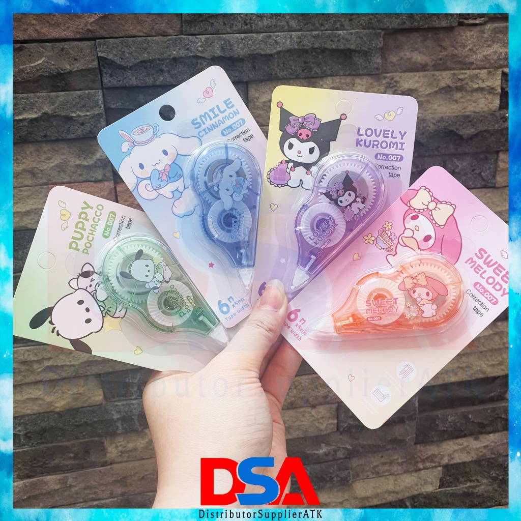 

TIP-EX ROLL KERTAS MINI CORRECTION TAPE KARAKTER CUTE 8M TIP-EX PITA TERMURAH