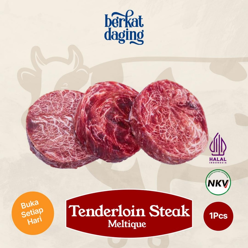 

Tenderloin Steak Beef Meltique Sapi Australia - BERKAT DAGING