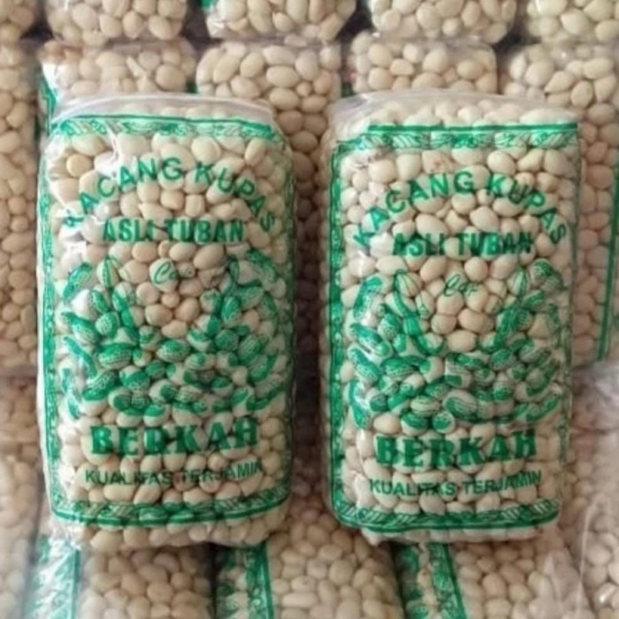 

Kacang Kupas Asli Tuban Paket 2 Bungkus Kemasan 300gram X 2