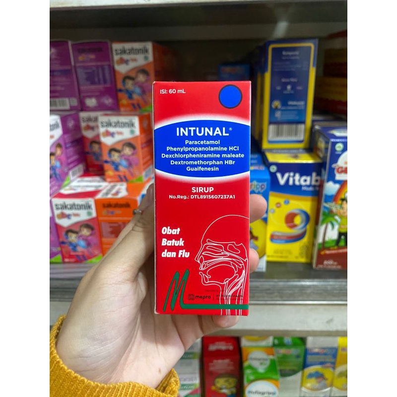Intunal Sirup 60ml Batuk dan Flu