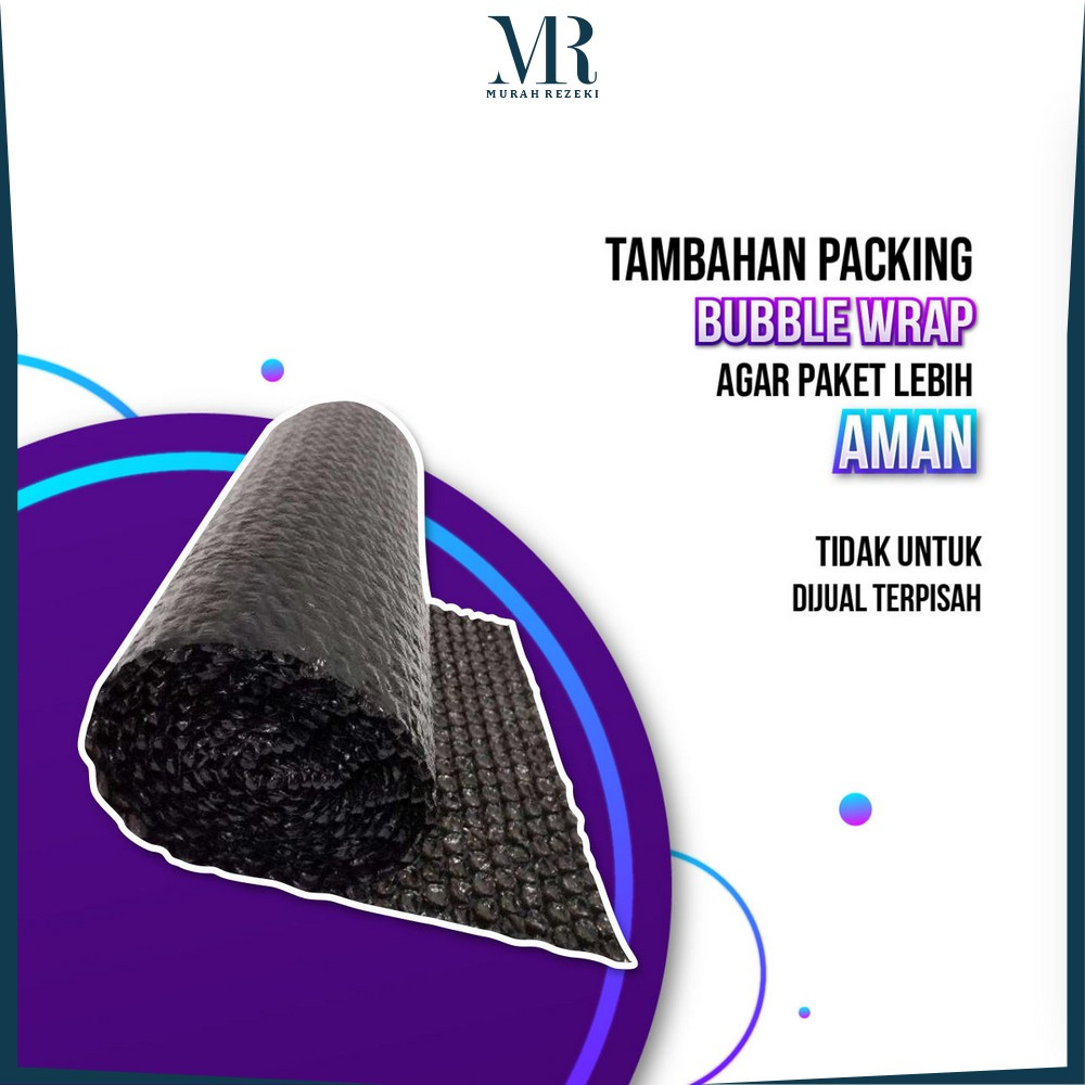 

Tambahan packing Bubble Wrap agar paket lebih aman dan safety MR