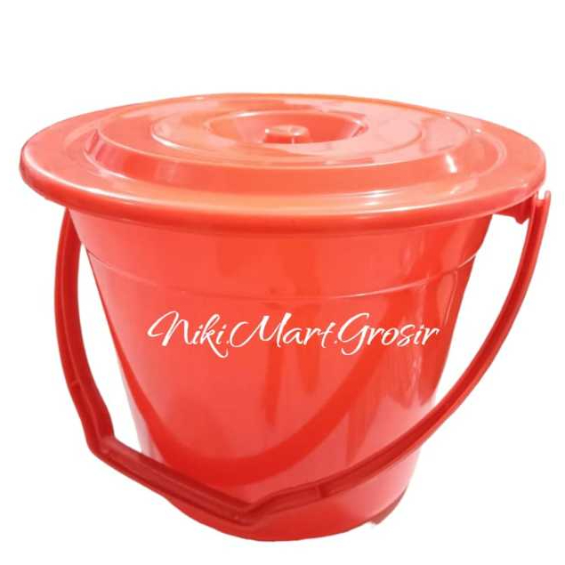 Ember Tutup Plastik 4 Galon Warna / Ember Timba Tutup 4 Gl Warna