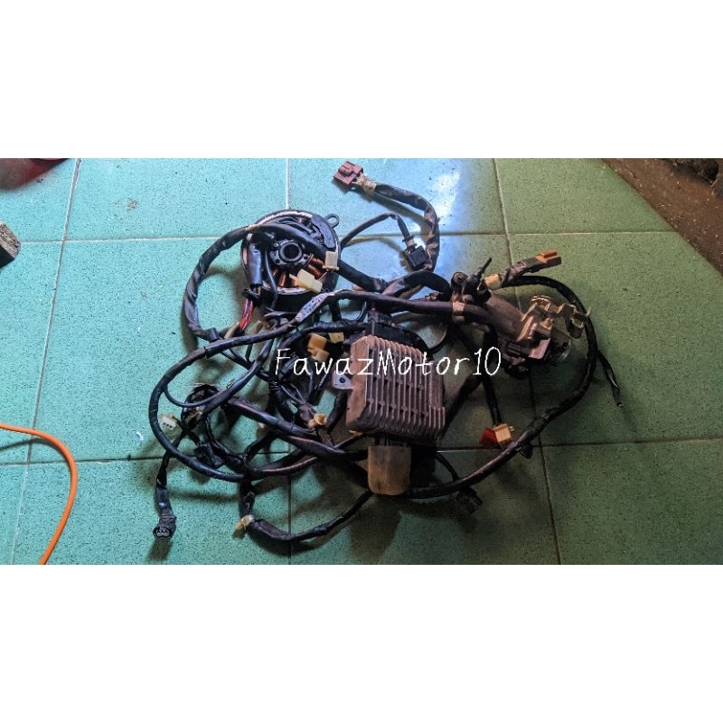 1Set pengapian Kabel Bodi Ecu Trotol Bodi ACG Honda Vario 125 2014-2017 K60 Copotan Original