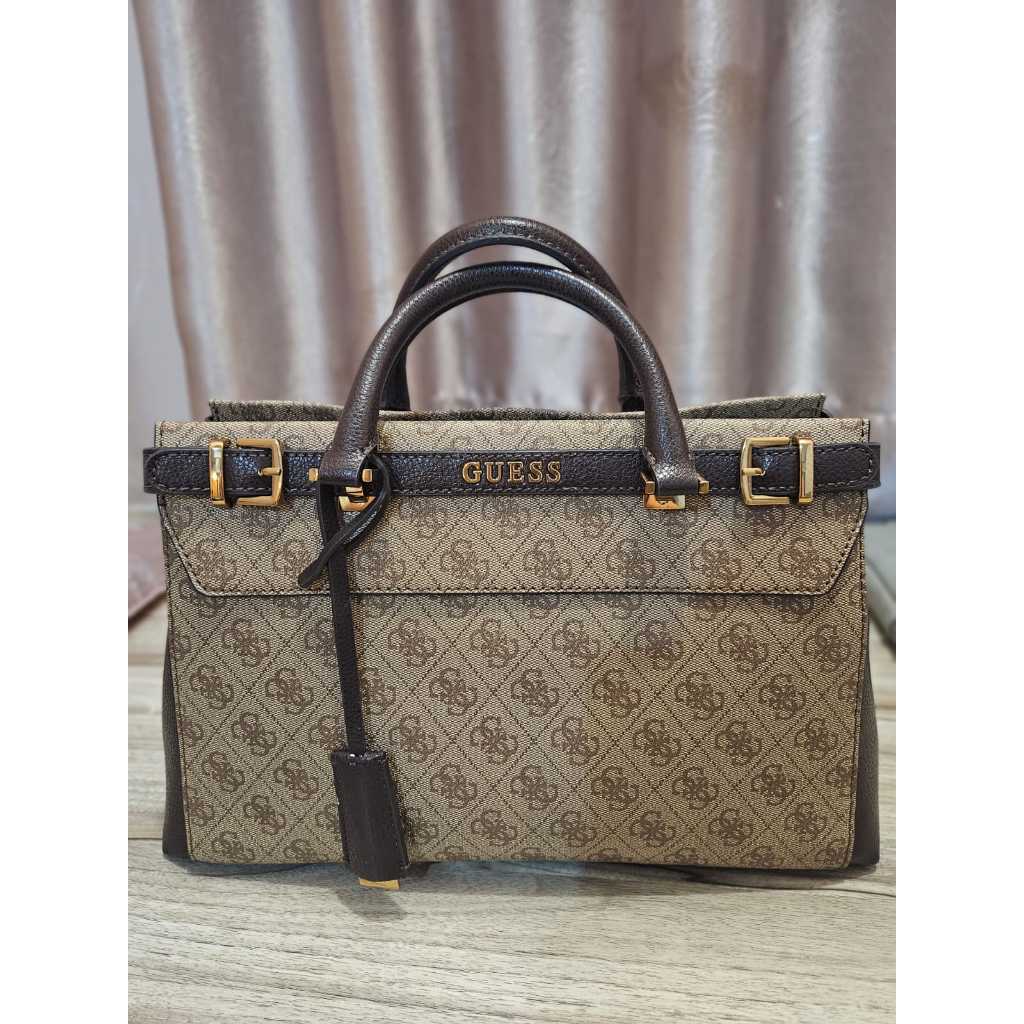 tas guess warna coklat original jarang pakai, bekas,preloved,second