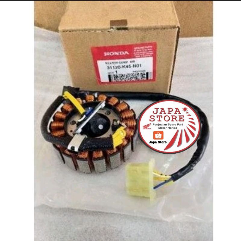 31120K45N01 31120-K45-N01 Spul CBR150R CBR 150 R K45A SPULL CBR150R CBR 150 R K45A CBR 150 stator co