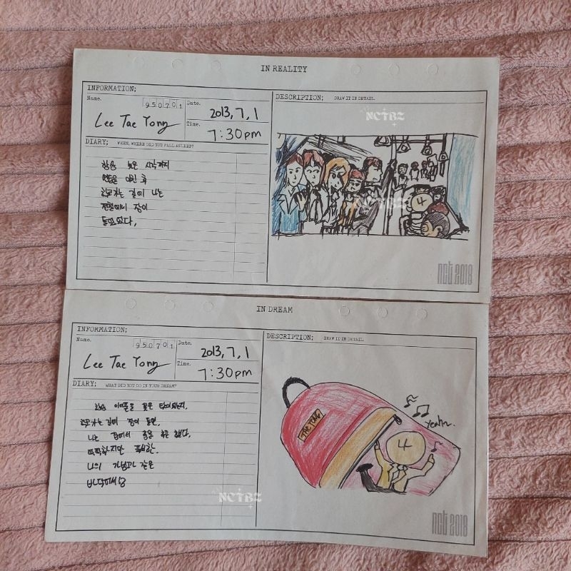Taeyong NCT 2018 Empathy Diary