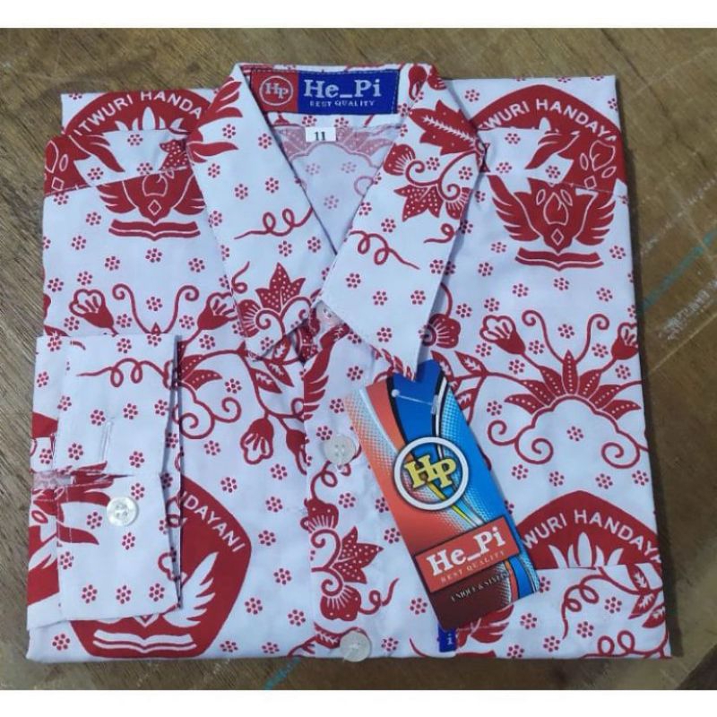 Batik SD Lengan Panjang Seragam Sekolah #HEPI#
