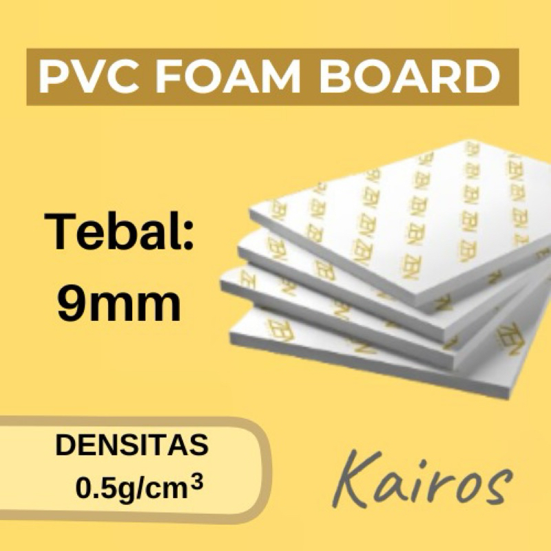 PVC Board 9mm Potongan Custom / PVC Foam Board / PVC Foam Board 9mm