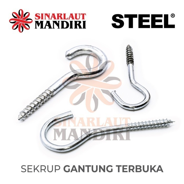 Sekrup Gantung Terbuka No 2 / Hook Hanger Screw