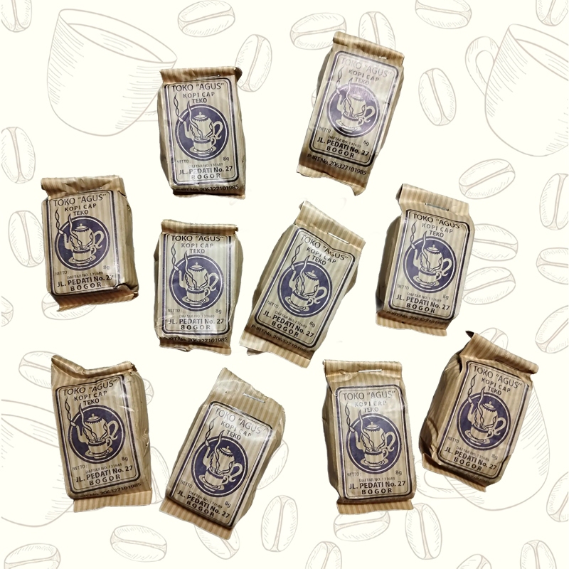 

Ay00! Kopi Cap Teko Mini Bubuk Giling Agus Khas Bogor 30 Sachet X 8 Gram Tanpa Gula