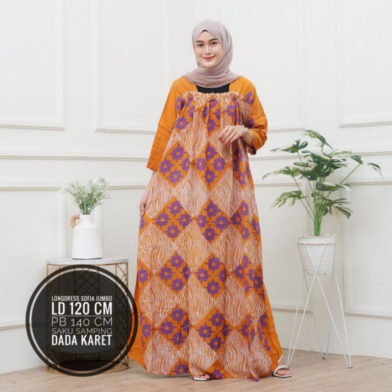 Gamis batik jumbo/Gamis jumbo