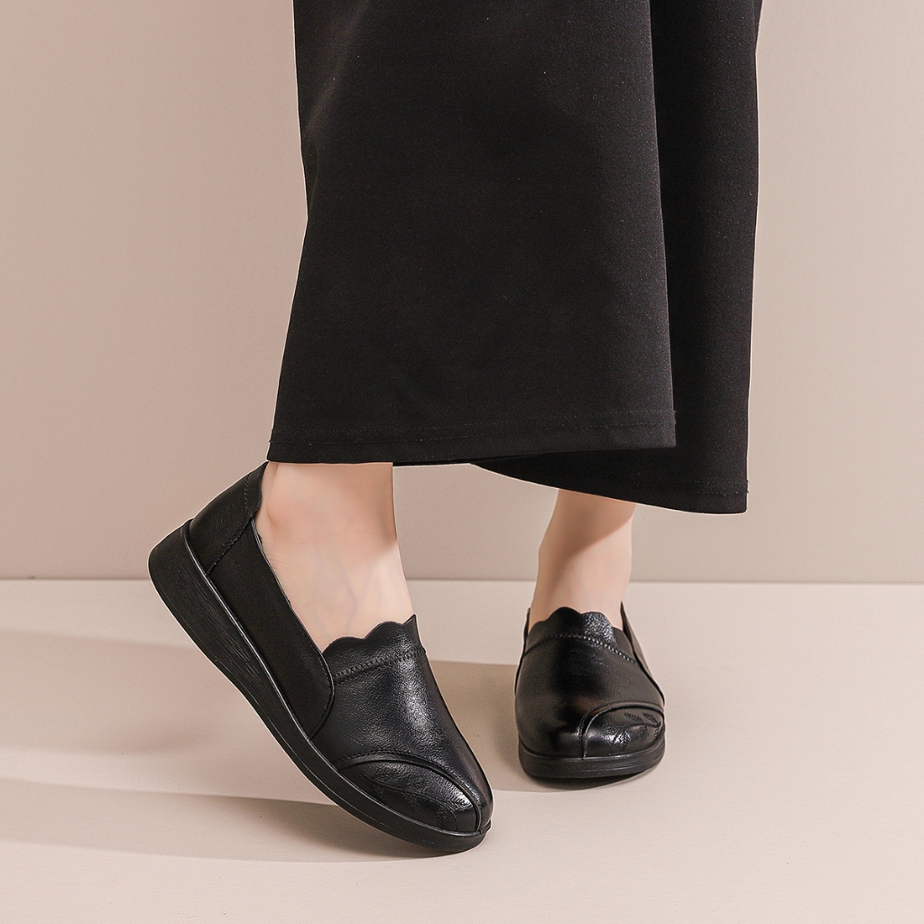 BEST DEALS cuci gudang lurad sepatu wanita slip on shoes yj628 sepatu kerja cewek sepatu kantor