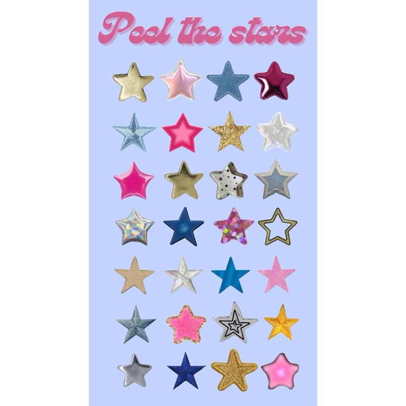 

STAR STICKER LINE CUTTING / STICKER JURNAL / STICKER AESTHETIC IPAD DAN HP