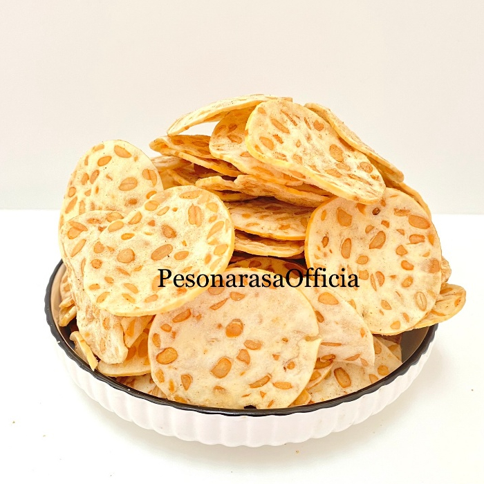 

KRIPIK KERIPIK TEMPE SAGU CRISPY 500 G / KERIPIK TEMPE OVEN By Pesonarasa - Snack Cemilan