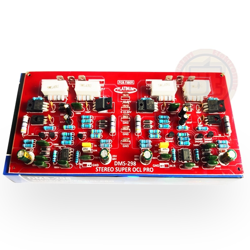 DRIVER SUPER OCL SOCL 506 STEREO TEF POWER AMPLIFIER DMS 298