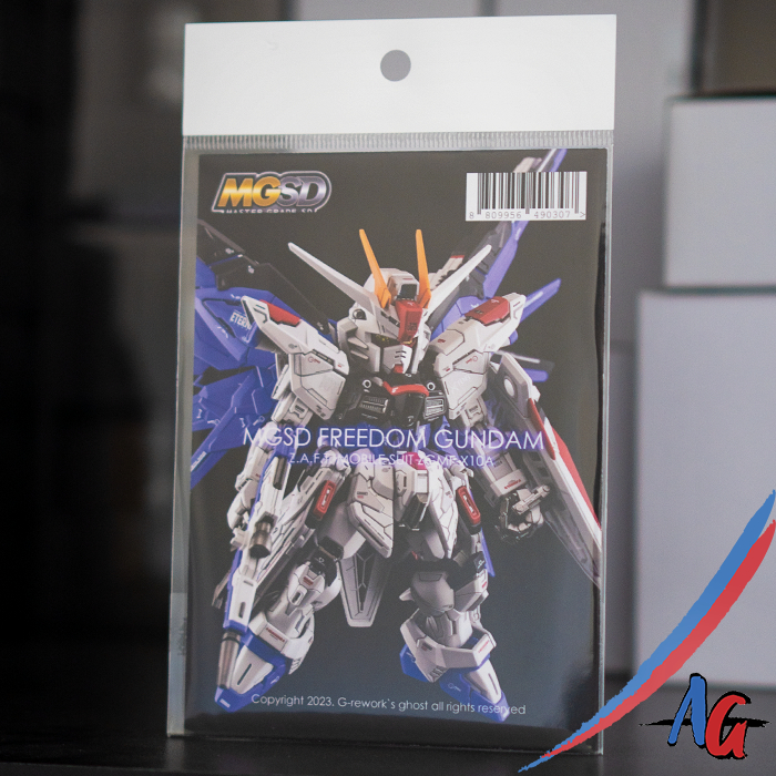 G-Rework MGSD Freedom Gundam Water Decal Sticker