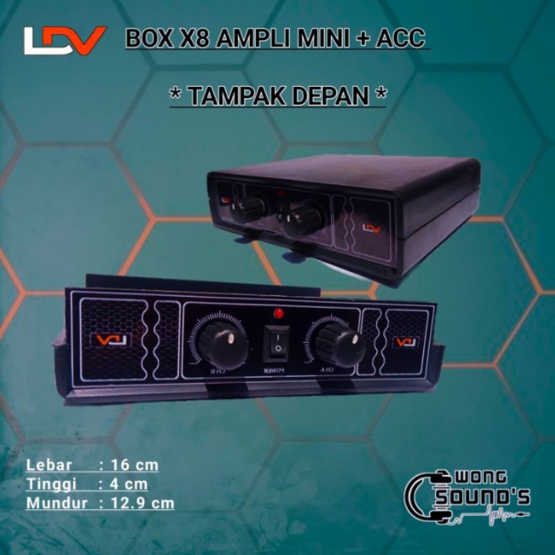 BOX X8 AMPLI MINI + ACC
