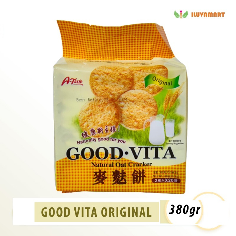 

A taste Good Vita Original Oat Cracker /Biskuit Original 390gr